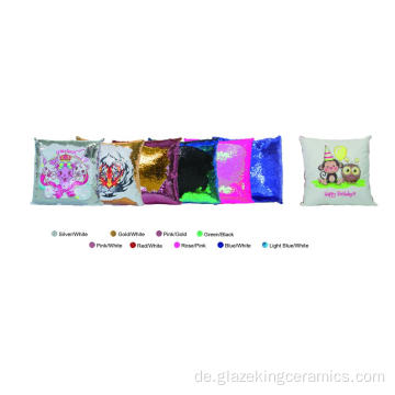 Super weiches Material Subli Paillon Pillow Case